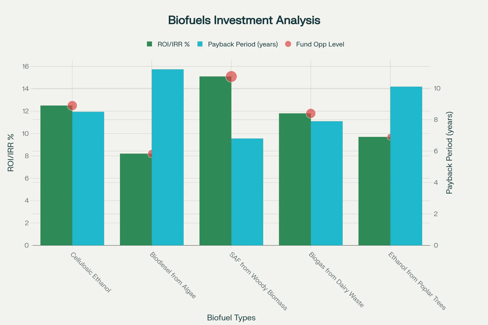ROI, Payback Period, and Funding Opportunities for FoAK Advanced Biofuels
