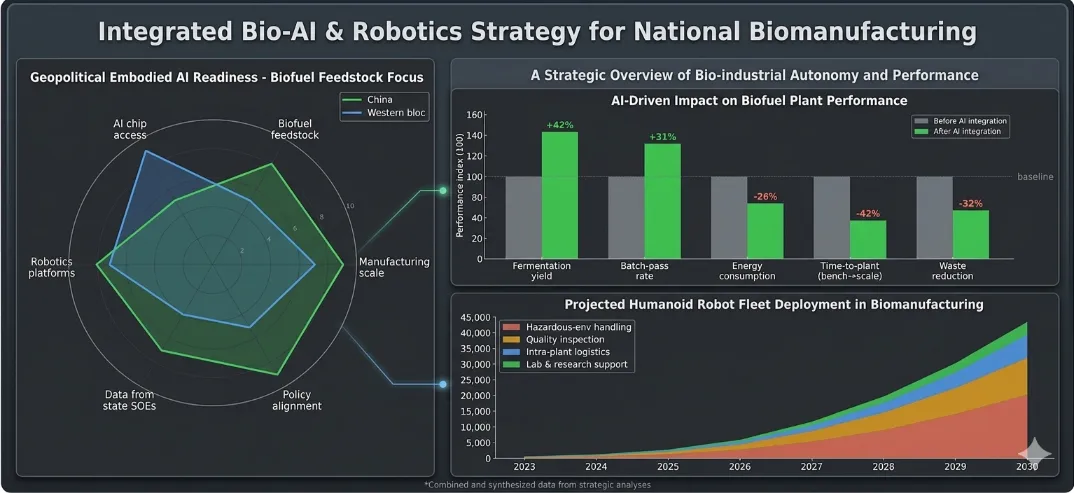 Bio AI and robotics Strategy For Natural Biomanufacturing in China
